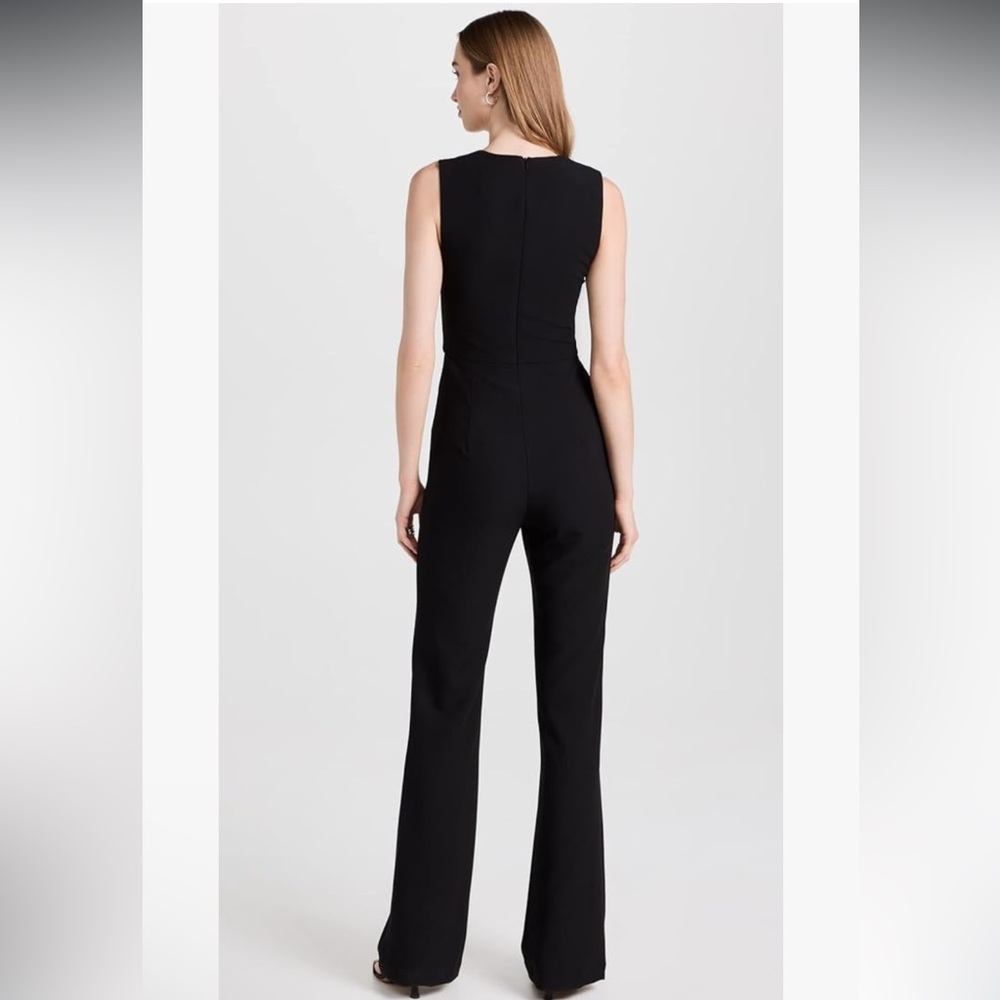 Black Halo Black Sheer Jumpsuit - Picture 4 of 11